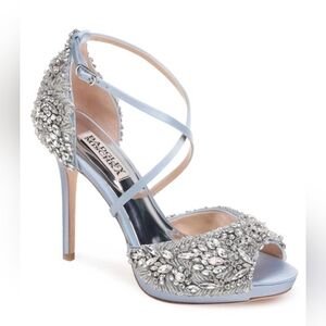 Badgley Mischka Hyper Crystal Embellished Sandal